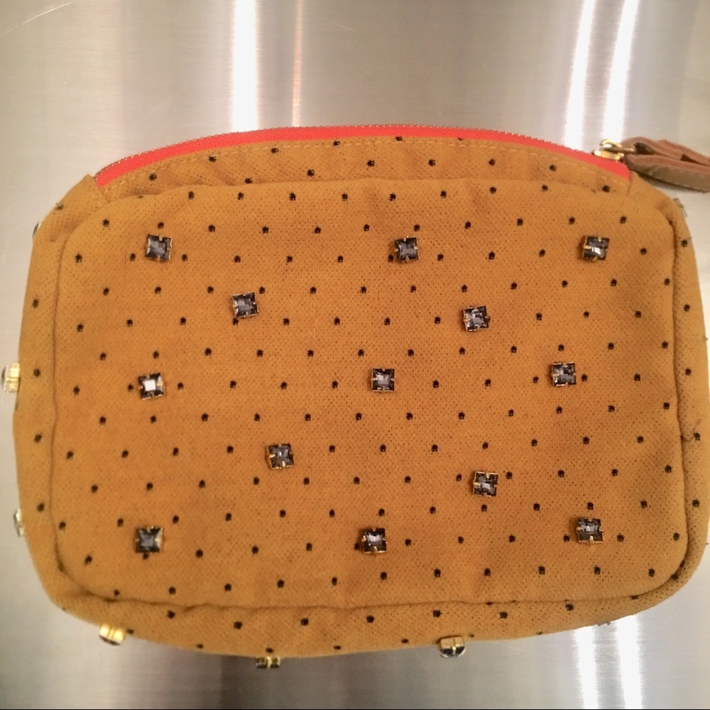 Anthropologie | Mustard Clutch